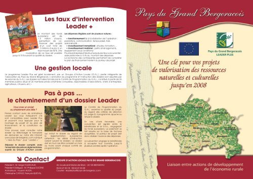 Brochure 4 pages - Pays de Bergerac