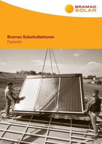 Bramac Solarkollektoren Fachinfo