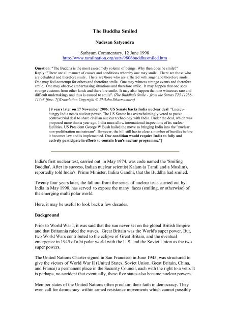 in PDF - Tamil Nation & Beyond