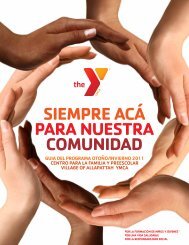 Siempre acÃƒÂ¡ para nueStra comunidad - YMCA of Greater Miami