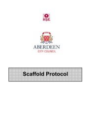 Scaffold Protocol - Aberdeen City Council