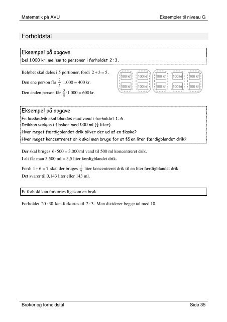 pÃ¥ AVU Eksempler til niveau G - VUC Aarhus