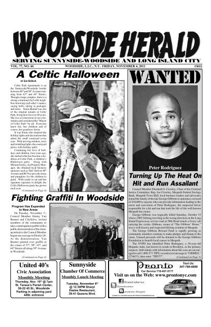 November 4, 2011 - Woodside Herald