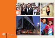 View the 2011 Annual Report - Toronto International Film Festival