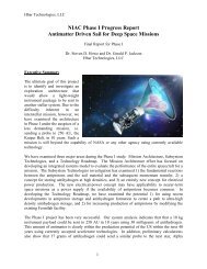 NIAC Phase I Progress Report Antimatter Driven Sail for Deep ...