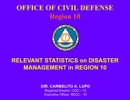 OFFICE OF CIVIL DEFENSE Region 10 - NSCB