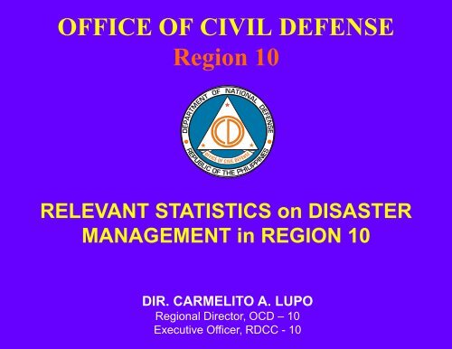 OFFICE OF CIVIL DEFENSE Region 10 - NSCB