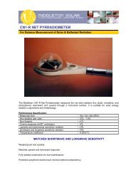 cn1-r net pyrradiometer - Live Data AB