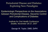 PPT - Institute for Oral Health