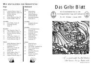 Das Gelbe Blatt - Kirchengemeinden Enge und Stedesand