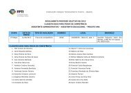 Classificados 2° Etapa - Prova de Competência - PTI - Parque ...