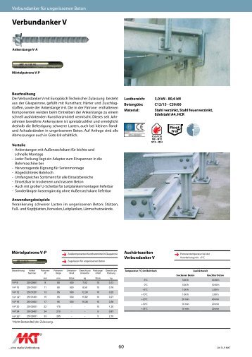 Verbundanker V - MKT Metall-Kunststoff-Technik GmbH & Co. KG