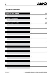 A Constructiemateriaal A1 A2 A3 - AL-KO