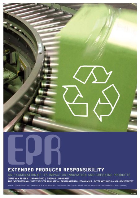 EPR - Extended Producer Responsibility - Greenpeace