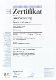 VdS-Zertifikat - Eternit Flachdach GmbH