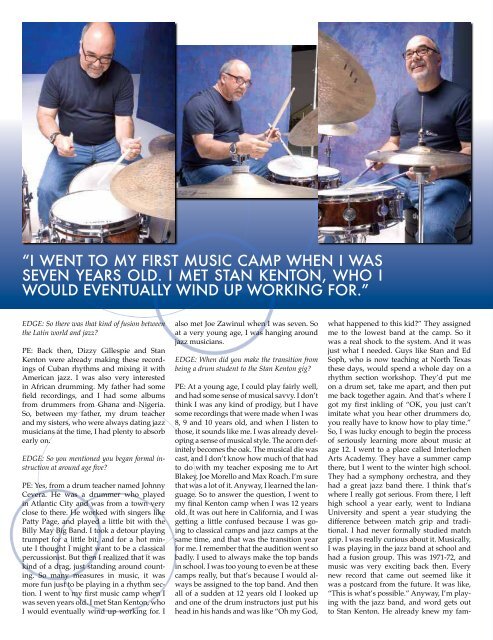 Edge 7.0 featuring Peter Erskine & Alex AcuÃ±a here - Drum Workshop