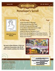 Penelope's Scroll - Daughters of Penelope