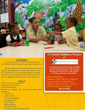 The Early Childcare Center at - Atlanta Technical College