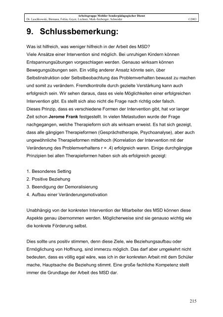 Arbeitshilfen für den Mobilen Sonderpädagogischen ... - SFZ-Erlangen