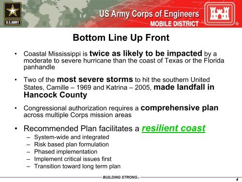 CWRB Briefing Slides - U.S. Army Corps of Engineers