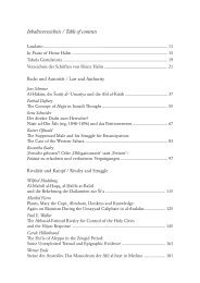 Inhaltsverzeichnis / Table of contents