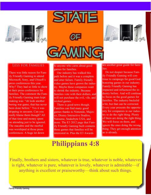 Family Friendly Gaming 60 in PDF Format