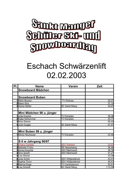 Eschach Schwärzenlift 02.02.2003 - Webdesign-HE