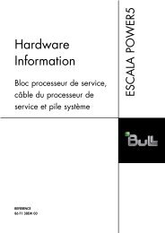 Hardware Information - Bull