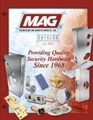 MAG Catalog - Spadina Security Inc.