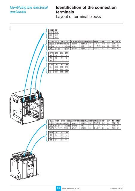 Masterpact NT06-16 IEC - error