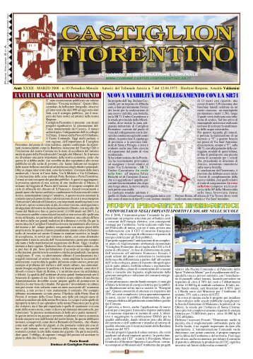 leggi periodico (846,54 Kb) - Comune di Castiglion Fiorentino