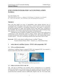 etics with integrated vacuum insulation panels