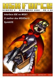 Interface IDE no MSX1 O melhor dos MSXDev's ... - DataCassete