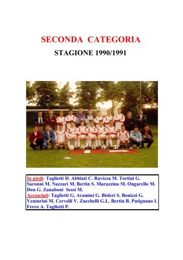 05-CAMPIONATO 1990 1991 - Fulgor Lodivecchio