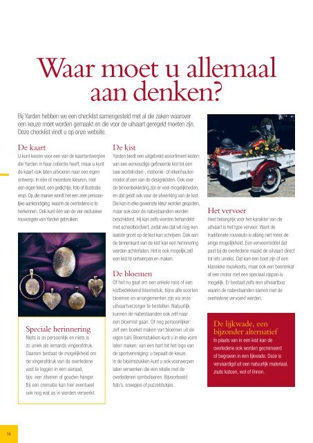 Download de brochure - Yarden