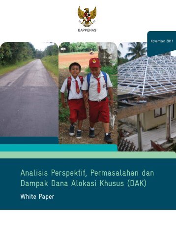 Analisis Perspektif, Permasalahan dan Dampak Dana Alokasi Khusus