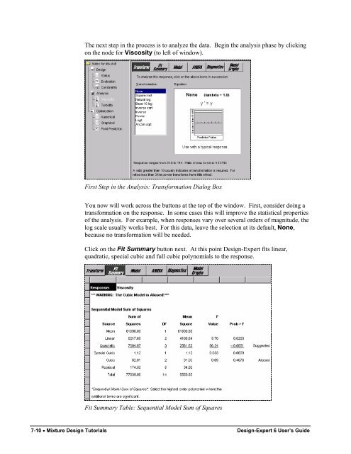 Mixture Design Tutorials - Statease.info