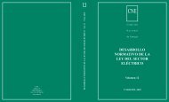 desarrollo normativo de la ley del sector elÃ©ctrico - ComisiÃ³n ...