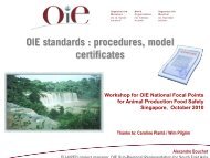 certification certificates - OIE Asia-Pacific