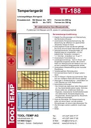 Temperiergerät - TOOL-TEMP