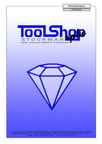Miscellaneous - Tool Shop Optic