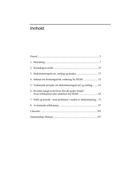 Last ned pdf - Institutt for samfunnsforskning