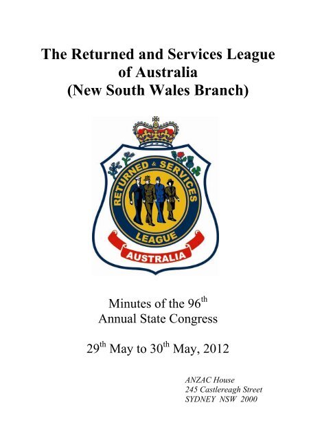 New South Wales Branch - RSL