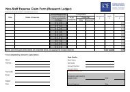 Non-Staff Expense Claim Form (Research Ledger)