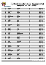 Ranglisten 6,5-km-Lauf Knaben [PDF, 123 KB] - Sekundarschule ...