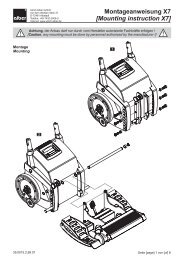 Montageanweisung X7 - Frank Mobility Systems