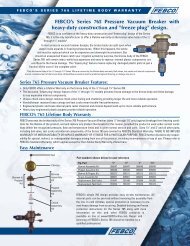 FEBCO's Series 765 Pressure Vacuum Breaker with heavy-duty ...