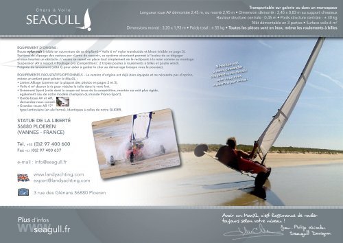 fiche produit MAXI XL - Seagull