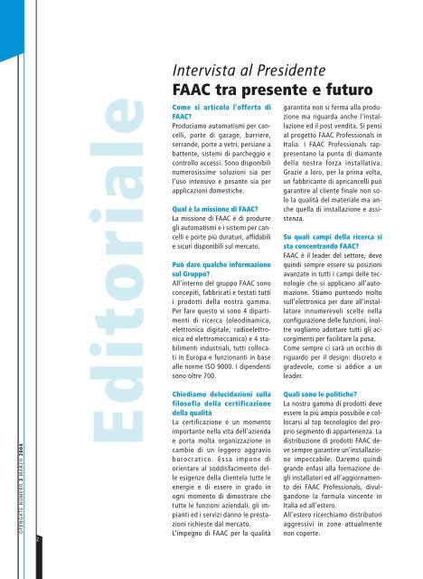 NEW!!! - Faac