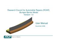 (RCAR) Bumper Barrier - Oasys Software
